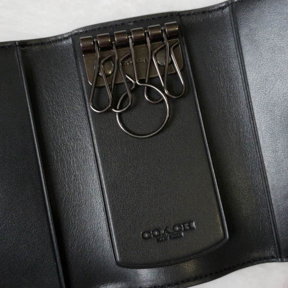 🔖NWT🔖 Men's Coach Monogram Key Case/Holder - Picture 2 of 5